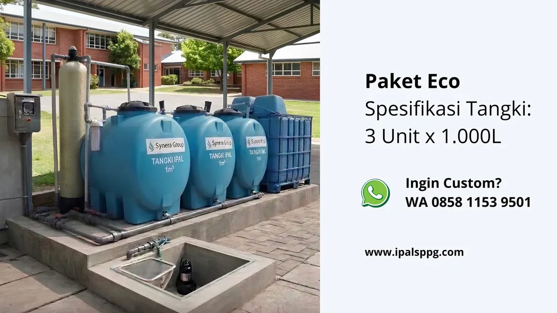 Menghitung kapasitas IPAL SPPG MBG